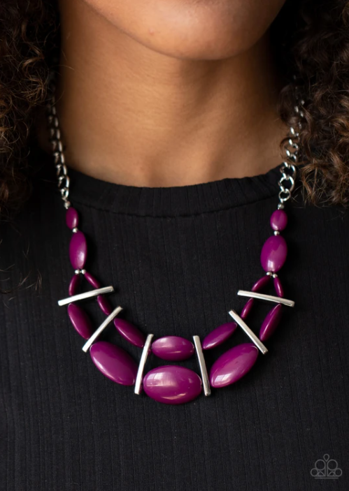 Paparazzi Law of the Jungle - Purple Necklace