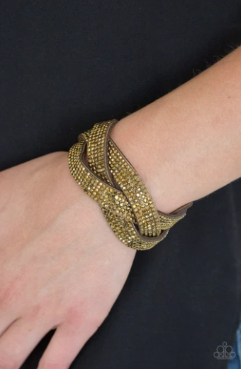 Paparazzi Nice Girls Finish Last - Brass - Bracelet