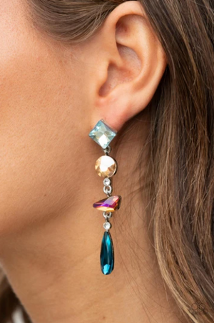 Paparazzi Rock Candy Elegance - Multi Earrings