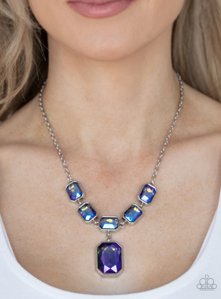 Paparazzi Million Dollar Moment - Blue Necklace