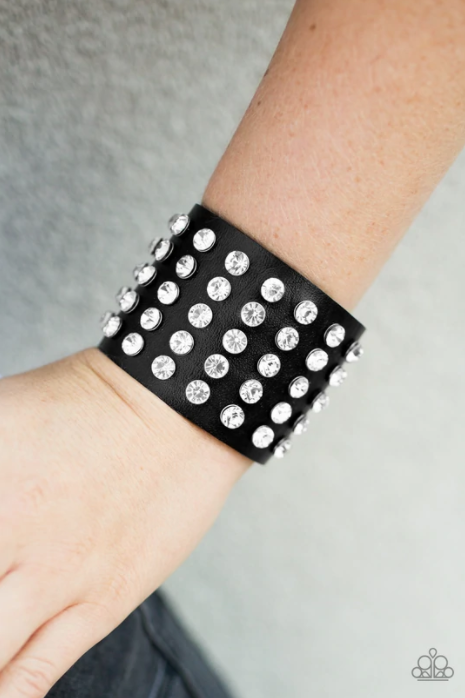 Paparazzi Mama Said Knock You Out - Black Bracelet