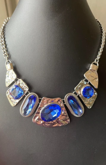 Paparazzi Futuristic Fashionista - Blue Necklace