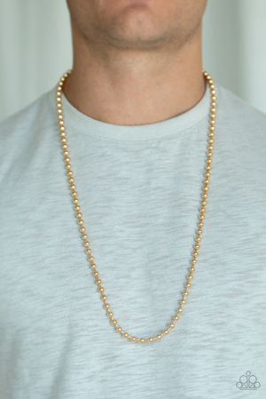 Paparazzi Cadet Casual - Gold Necklace