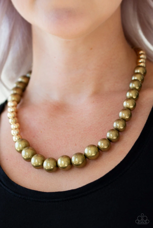 Paparazzi Power To The People - Brass Necklace