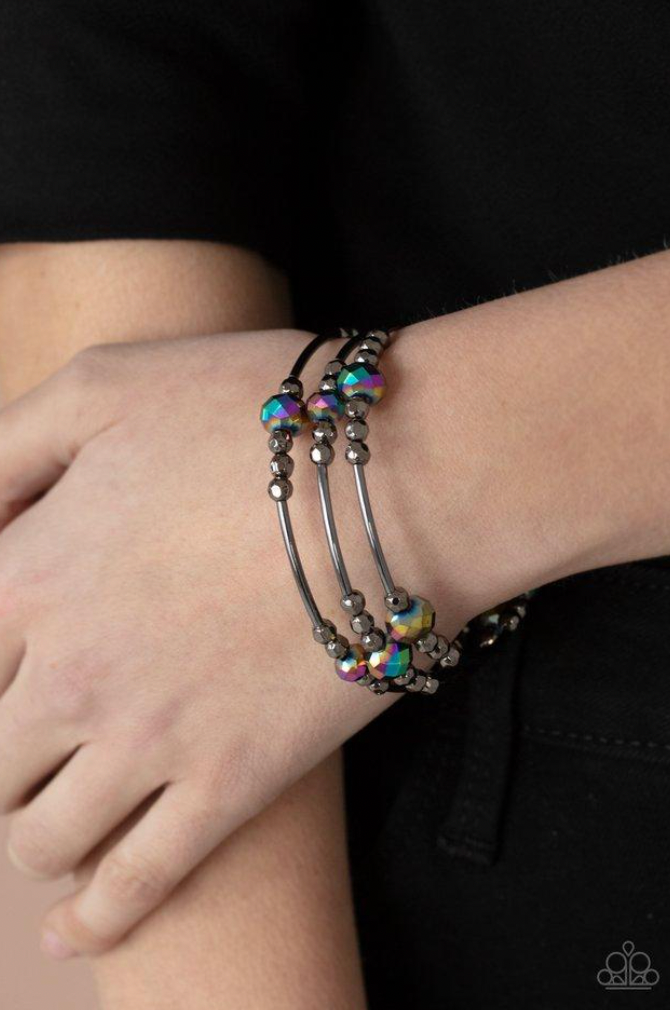 Paparazzi Showy Shimmer - Multi Bracelet