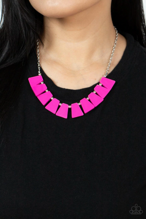 Paparazzi Vivaciously Versatile - Pink - Necklace