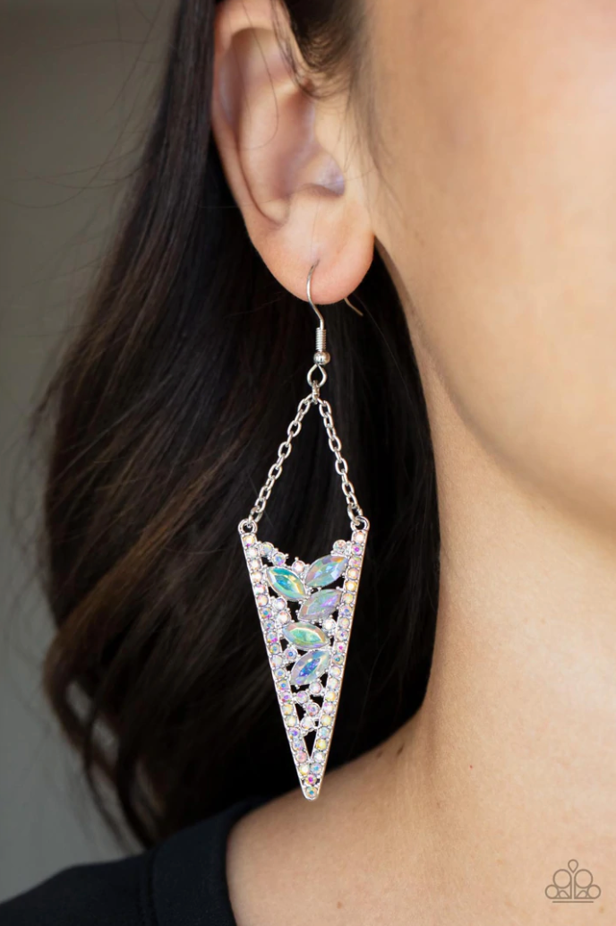 Paparazzi Sharp Dressed Drama - Multi Earrings