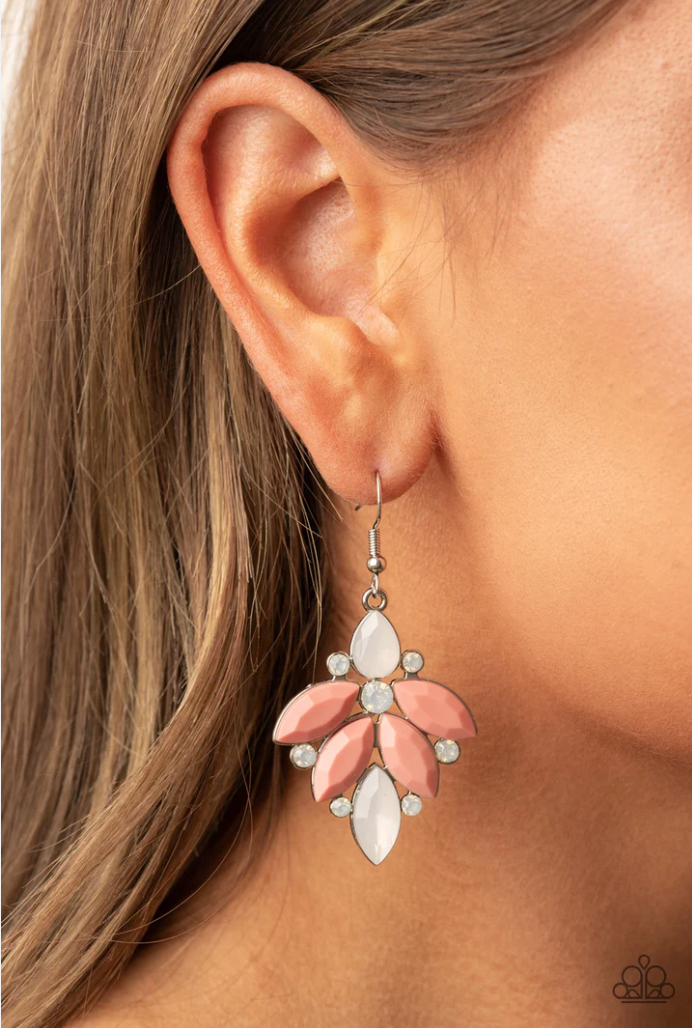 Paparazzi Fantasy Flair - Pink Earring