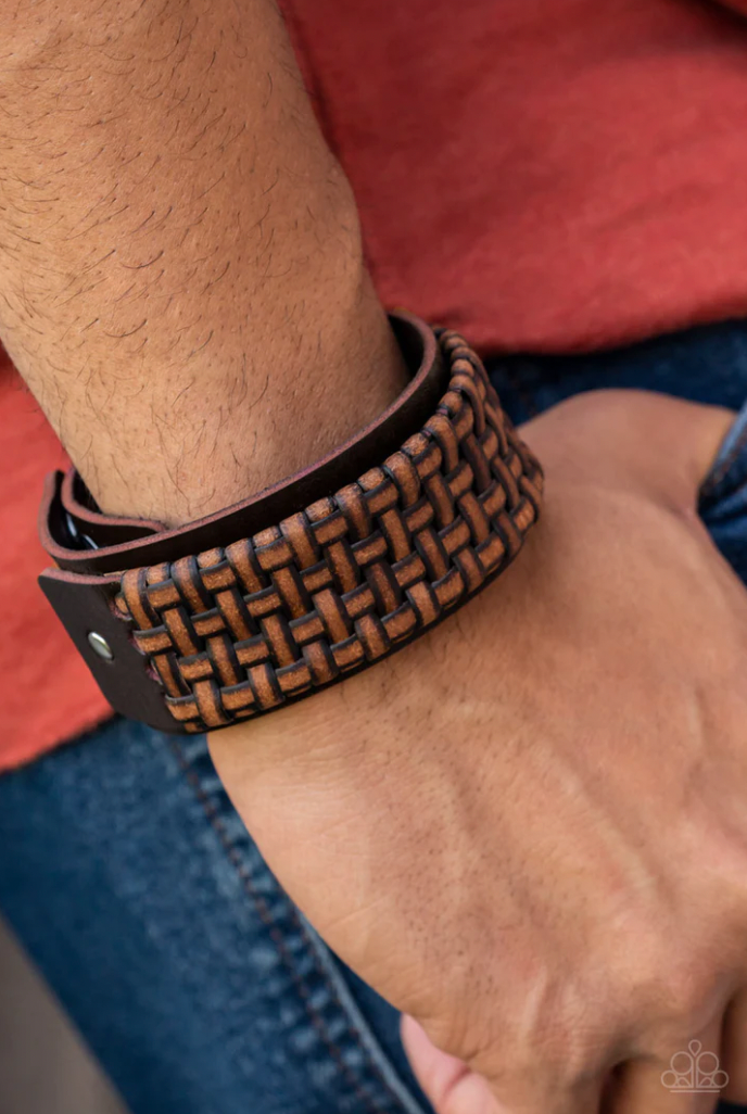Paparazzi Urban Expansion - Brown Bracelet