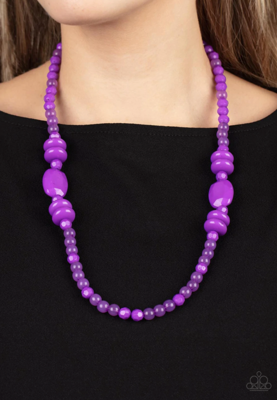 Paparazzi Tropical Tourist - Purple Necklace