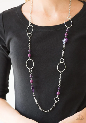 Paparazzi Very Visionary - Purple Necklace
