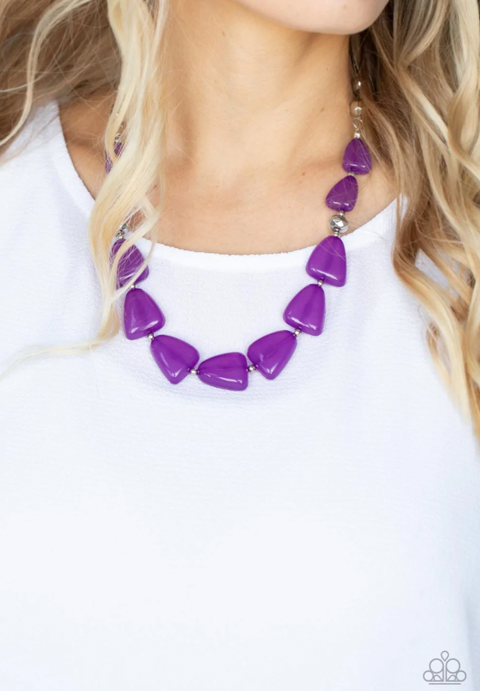 Paparazzi Tenaciously Tangy - Purple Necklace