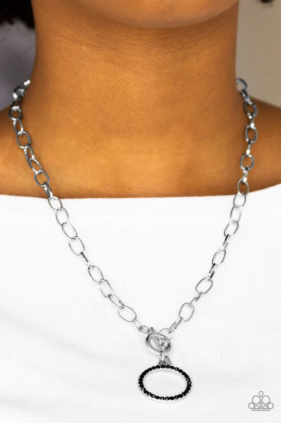 Paparazzi All in Favor - Black Necklace