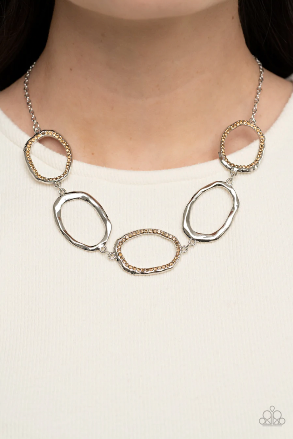 Paparazzi Gritty Go-Getter - Brown Necklace