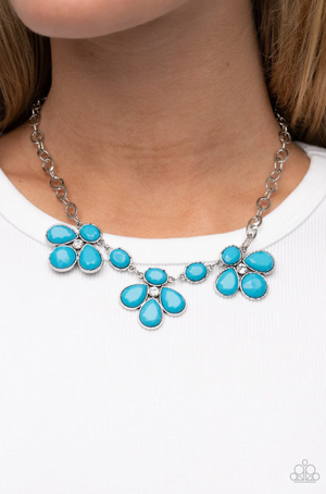 Paparazzi SELFIE-Worth - Blue Necklace