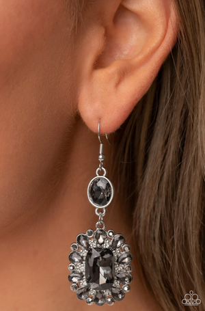Paparazzi Capriciously Cosmopolitan - Silver Earrings