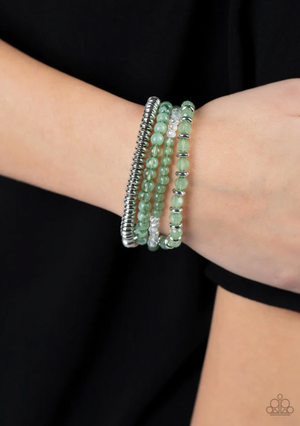 Paparazzi Destination Dreamscape - Green Bracelet
