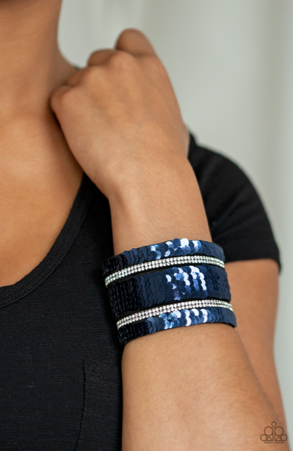 Paparazzi MERMAID Service - Blue Bracelet - Spellbound Jewelz