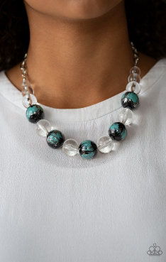 Paparazzi Torrid Tide - Blue Necklace - Spellbound Jewelz