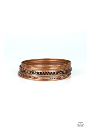 Paparazzi The Big BANGLE - Copper Bracelet - Spellbound Jewelz