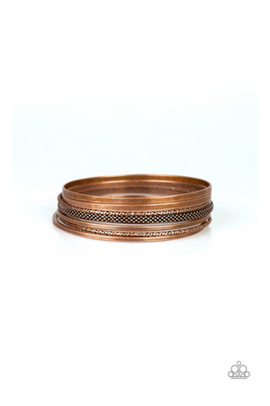 Paparazzi The Big BANGLE - Copper Bracelet - Spellbound Jewelz