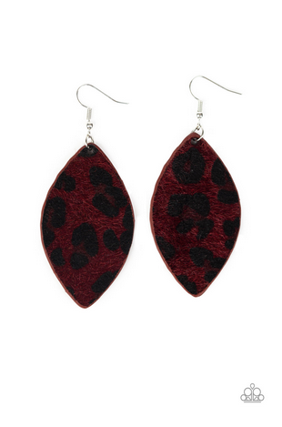 Paparazzi GRR-irl Power! - Red Earrings - Spellbound Jewelz