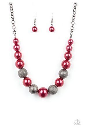 Paparazzi Color Me CEO - Red Necklace - Spellbound Jewelz