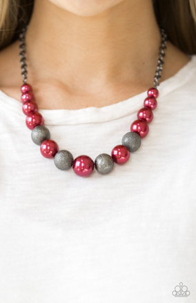Paparazzi Color Me CEO - Red Necklace - Spellbound Jewelz