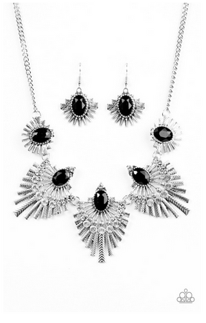 Paparazzi Miss YOU-niverse - Black Necklace - Spellbound Jewelz