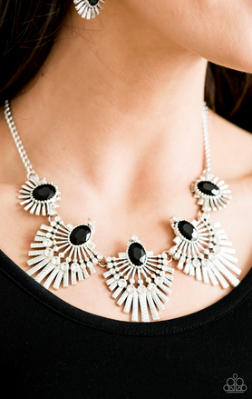 Paparazzi Miss YOU-niverse - Black Necklace - Spellbound Jewelz