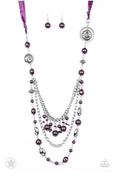 Paparazzi All The Trimmings - Purple Necklace - Spellbound Jewelz