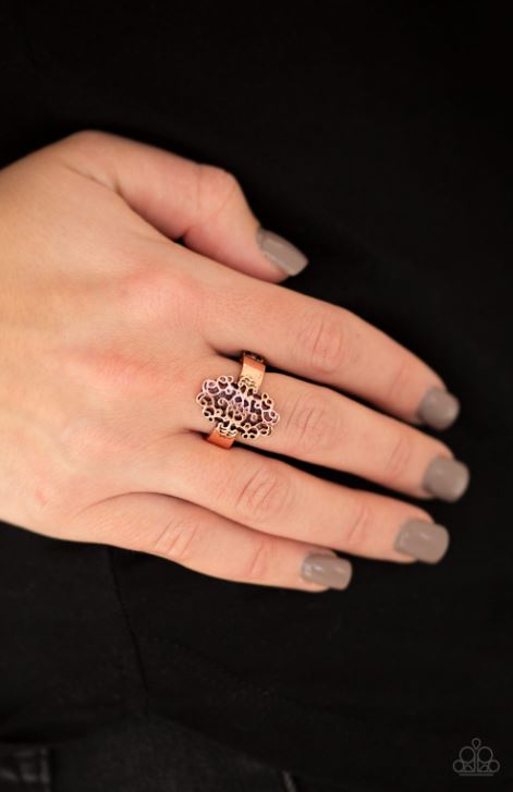 Paparazzi Full Of HAUTE Air - Copper Ring - Spellbound Jewelz