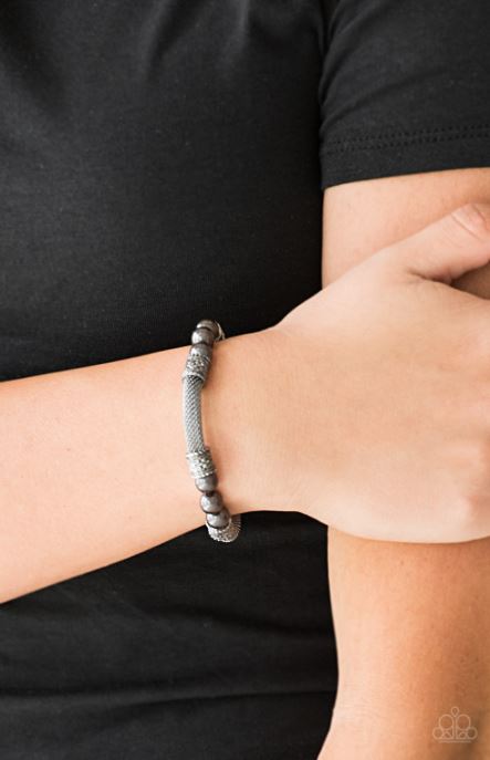 Paparazzi Talk Some SENSEI - Black Bracelet - Spellbound Jewelz