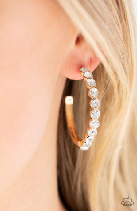 Paparazzi My Kind Of Shine - Gold Earrings - Spellbound Jewelz