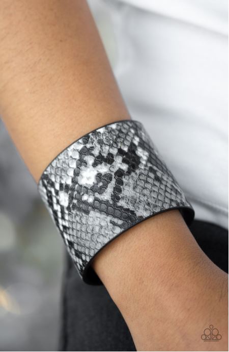 Paparazzi Whats HISS Is Mine - Silver Bracelet - Spellbound Jewelz
