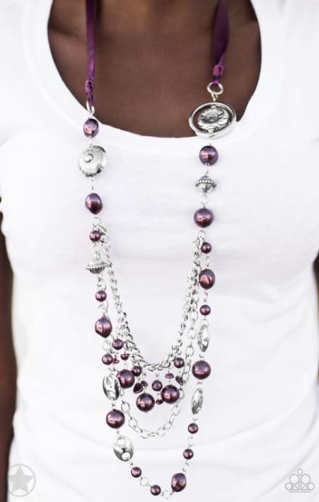 Paparazzi All The Trimmings - Purple Necklace - Spellbound Jewelz