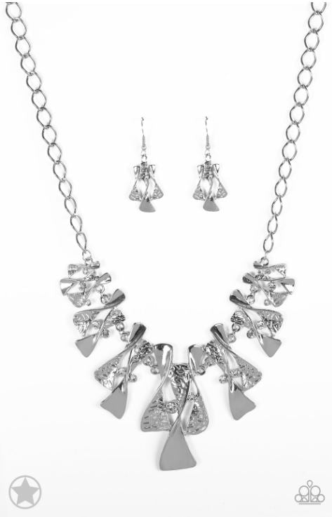 Paparazzi The Sands of Time - Silver Necklace - Spellbound Jewelz
